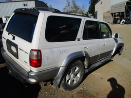1999 TOYOTA 4RUNNER LIMITED WHITE 3.4L AT 4WD Z16246